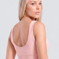 TOP DEPORTIVO ROSA MUSE TEXTURA HEXAGONAL CCR