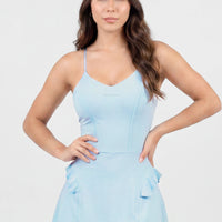 VESTIDO BABY BLUE TIRANTES TRENZADOS CDC