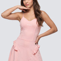 VESTIDO PINK TIRANTES TRENZADOS CCR