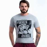 Camiseta Deportiva Para Hombre Gris 0105GC | Colombian Gymwear