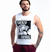 Camiseta Sisa Deportiva Para Hombre Blanca 0506B | Colombian Gymwear