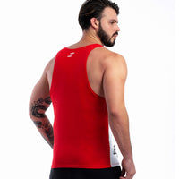 Camiseta Esqueleto Deportiva Para Hombre Roja 0507R-B | Colombian Gymwear