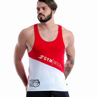 Camiseta Esqueleto Deportiva Para Hombre Roja 0507R-B | Colombian Gymwear