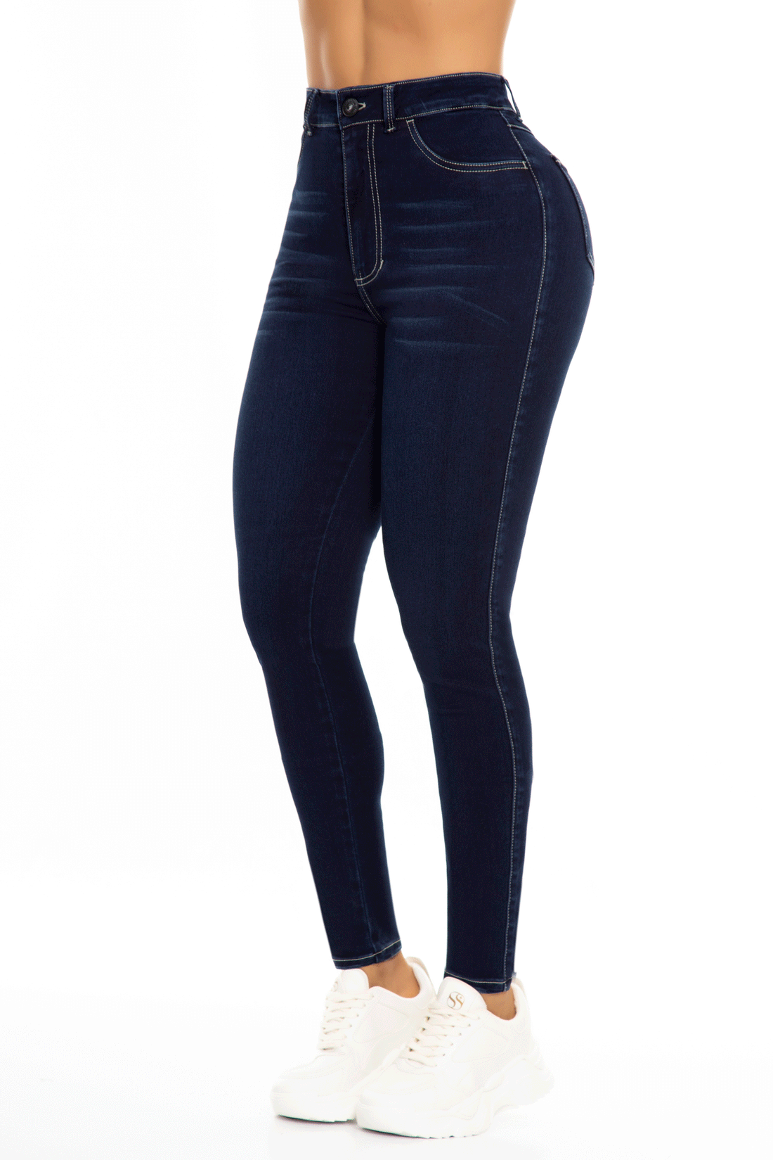 JEANS SUPER STRETCH AZUL OSCURO 01406CA-DM10