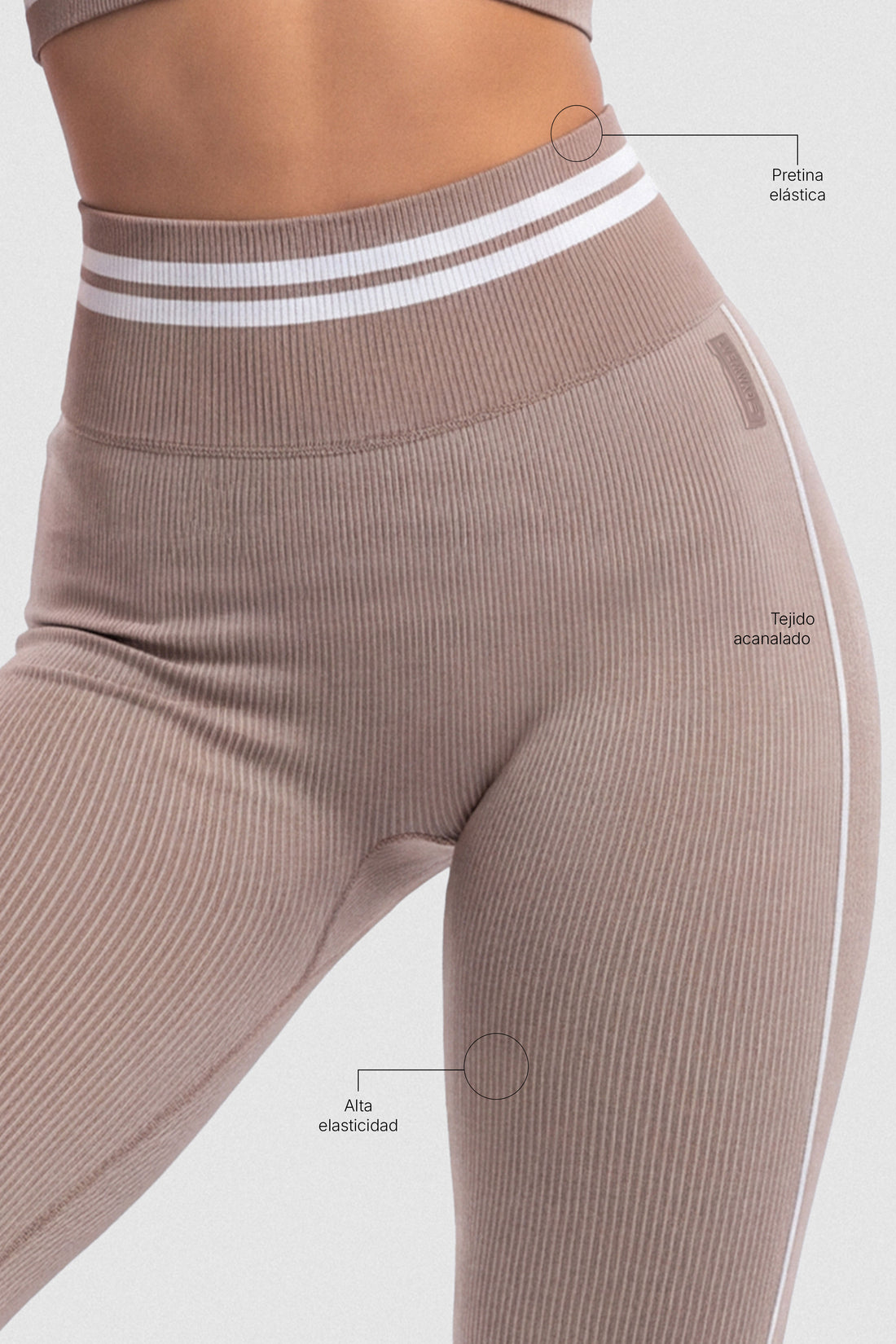LEGGINGS MOCCA FRANJAS EN PRETINA PPC