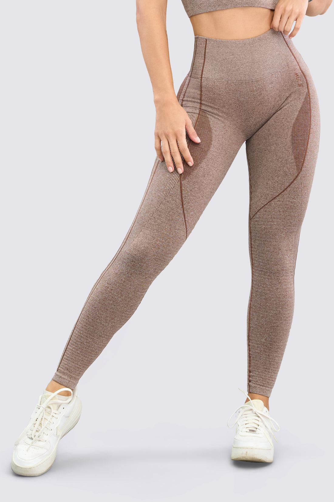 LEGGINGS PUSH UP MOCA JASPEADO RVC - colombiangymwear