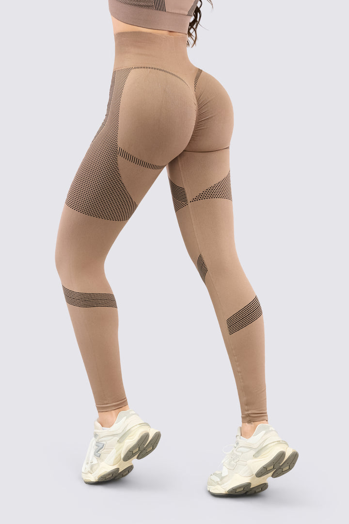Legging Deportivo Body&Co Con Caféína - Tejido Moldeador, Efecto Quemagrasas Y Anticelulitis, Para Entrenar Y Sentirte Más Firme