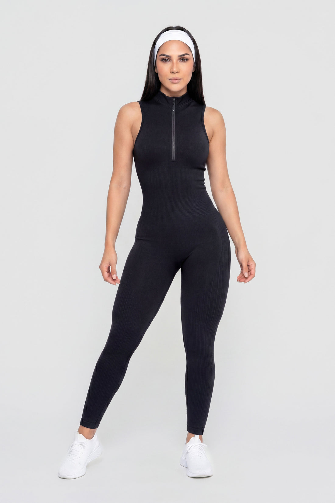 ENTERIZO SEAMLESS NEGRO EFECTO MOLDEADOR RVC