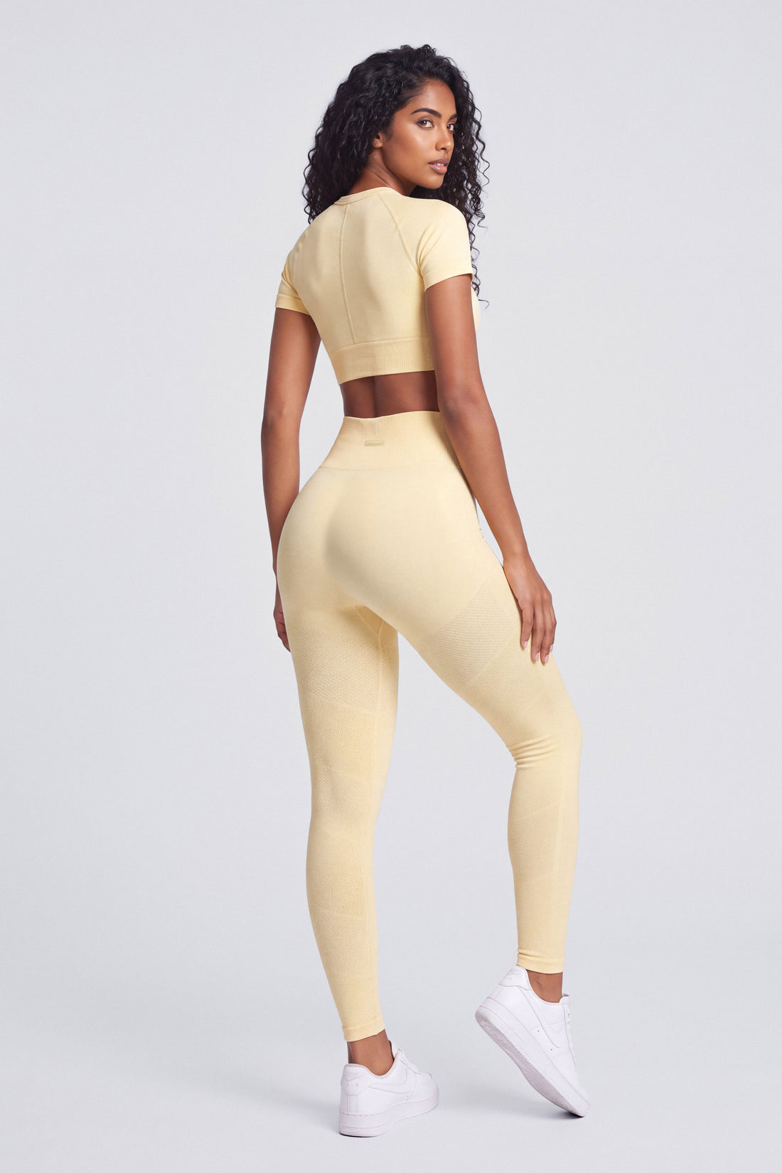LEGGINGS AMARILLO MANTEQUILLA PRETINA ALTA RVC