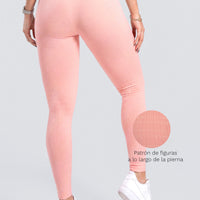 LEGGINGS ROSA MUSE PATRÓN HEXAGONAL CCR