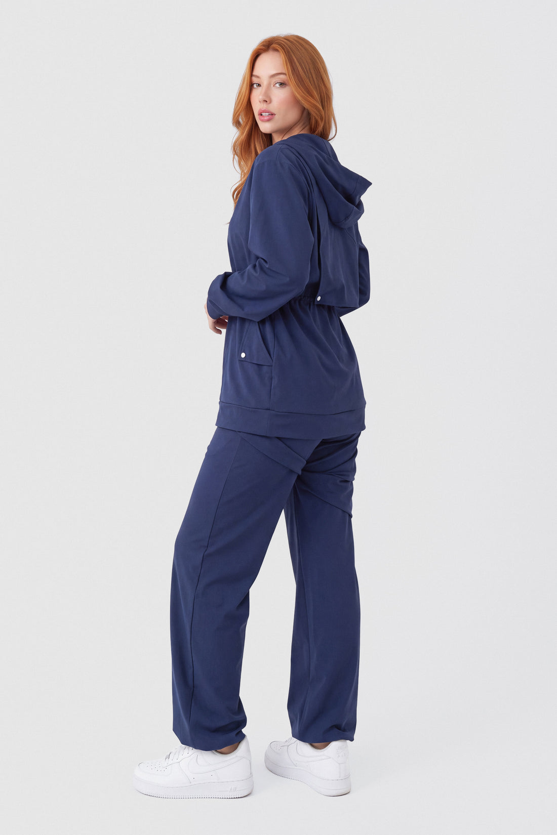 CHAQUETA AJUSTE EN LA CINTURA AZUL MARINO PPC