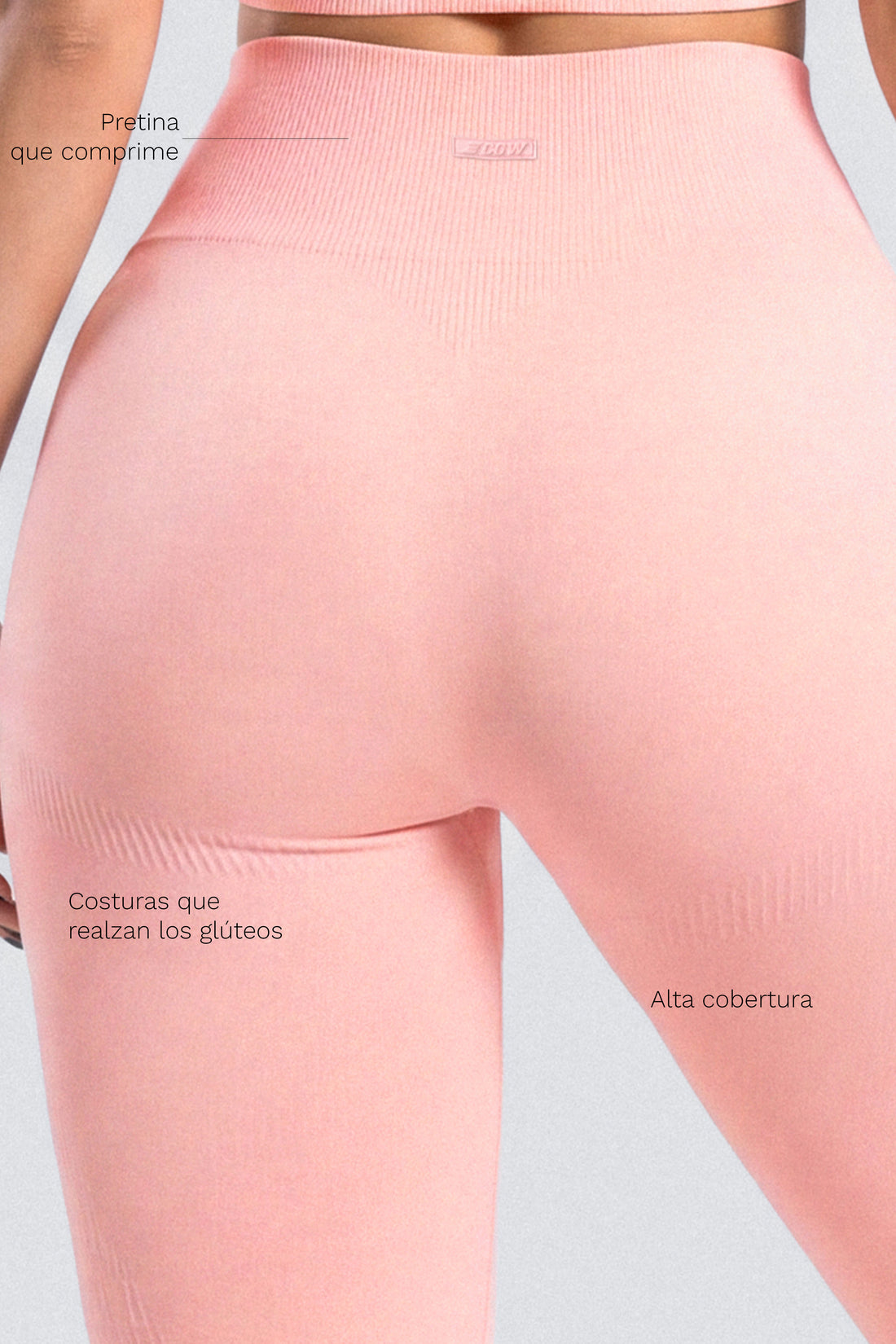 LEGGINGS ROSA MUSE PATRÓN HEXAGONAL CCR