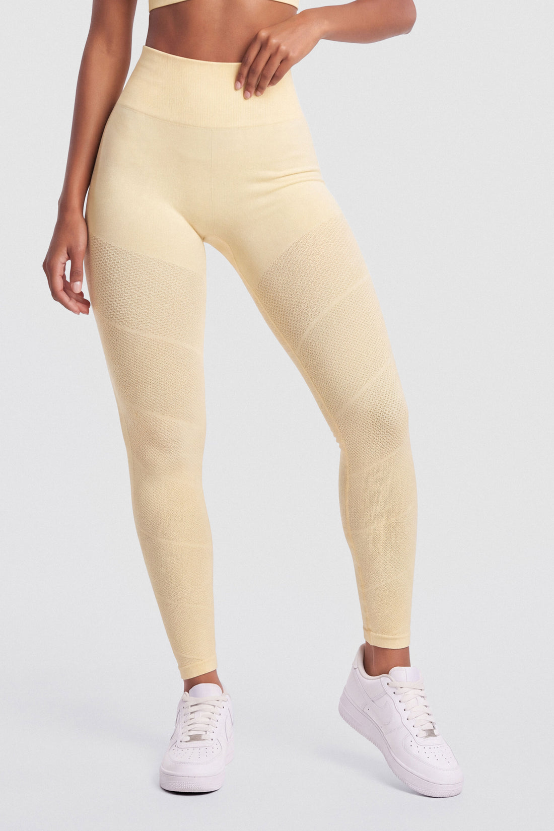 LEGGINGS AMARILLO MANTEQUILLA PRETINA ALTA RVC