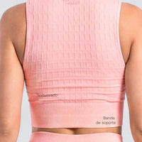 TOP ROSA MUSE CUELLO ESTILO POLO CCR