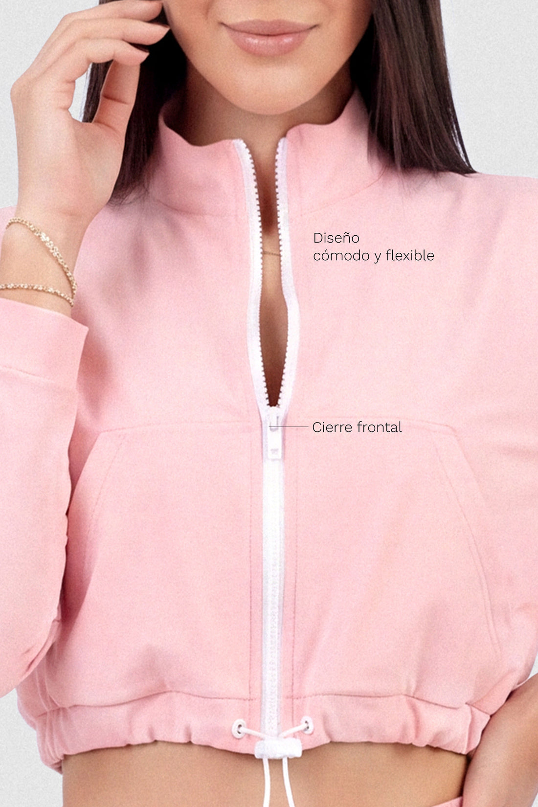 CHAQUETA AJUSTE REGULABLE ROSA MUSE CCR