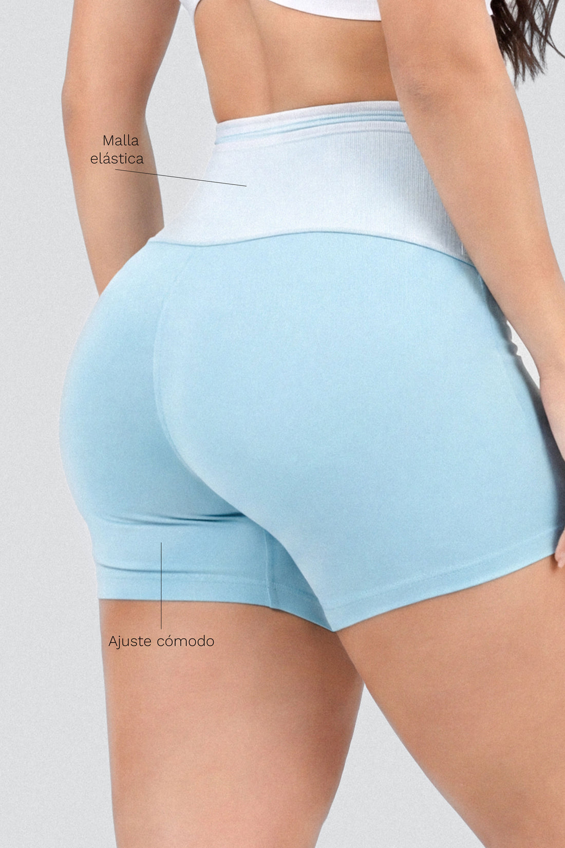 BIKER AZUL CLARO TIRO ALTO RVC