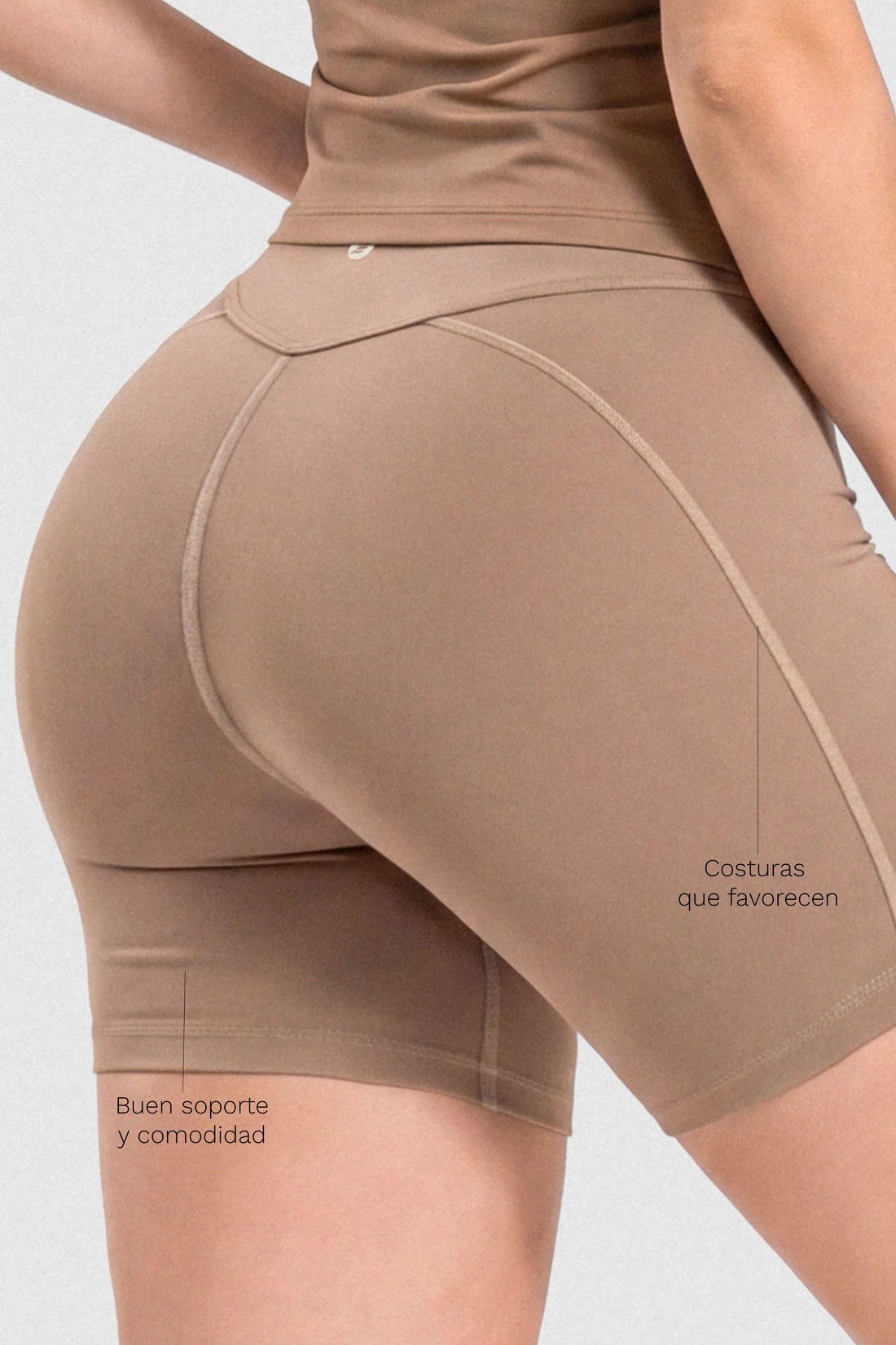BIKER COLOR MOCCA DE PRETINA ALTA CCR