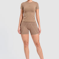 BIKER COLOR MOCCA DE PRETINA ALTA CCR