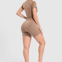 BIKER COLOR MOCCA DE PRETINA ALTA CCR