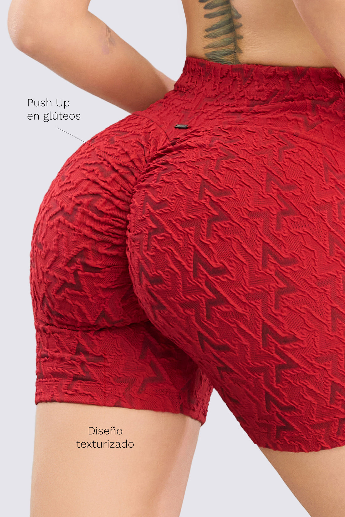 BIKER TEXTURIZADO ROJO RVC