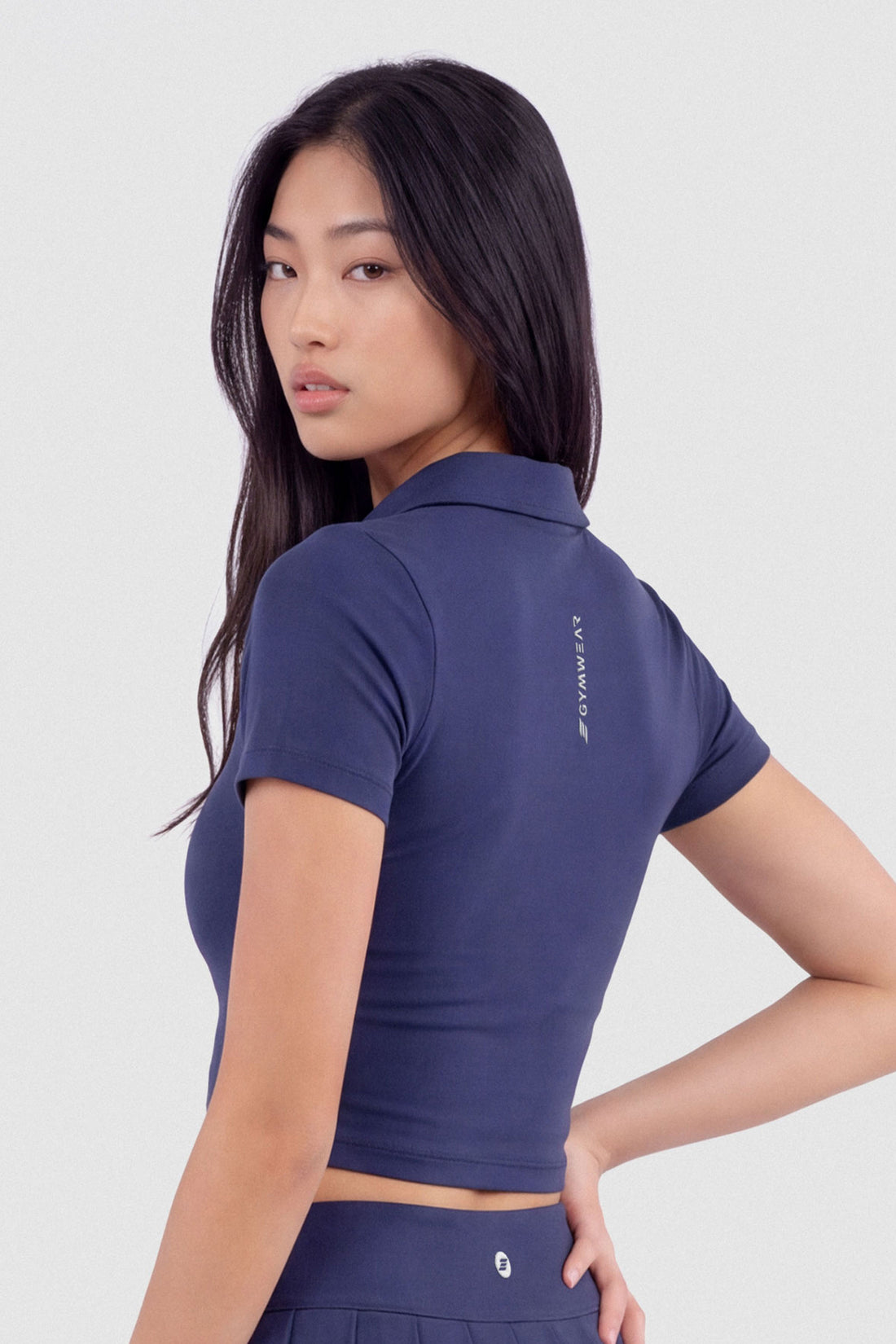 BLUSA ESTILO POLO AZUL MARINO PPC