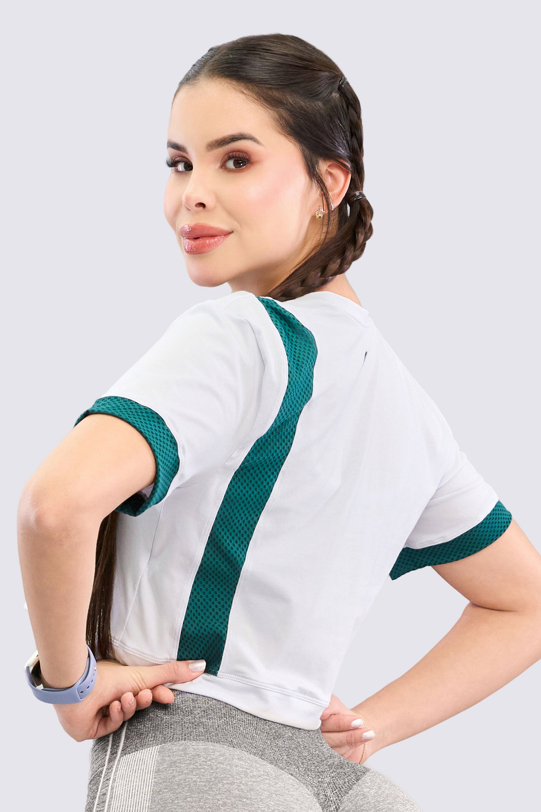 BLUSA  BLANCA CUELLO REDONDO RVC