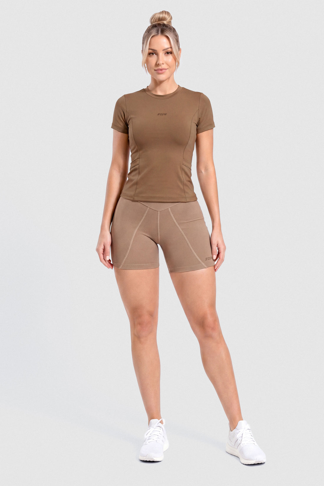 BLUSA TRANSPIRABLE MOCCA MANGA CORTA CCR