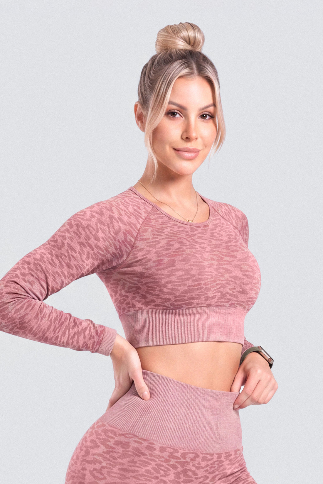 BUZO ANIMAL PRINT ROSADO CCR