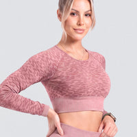 BUZO ANIMAL PRINT ROSADO CCR