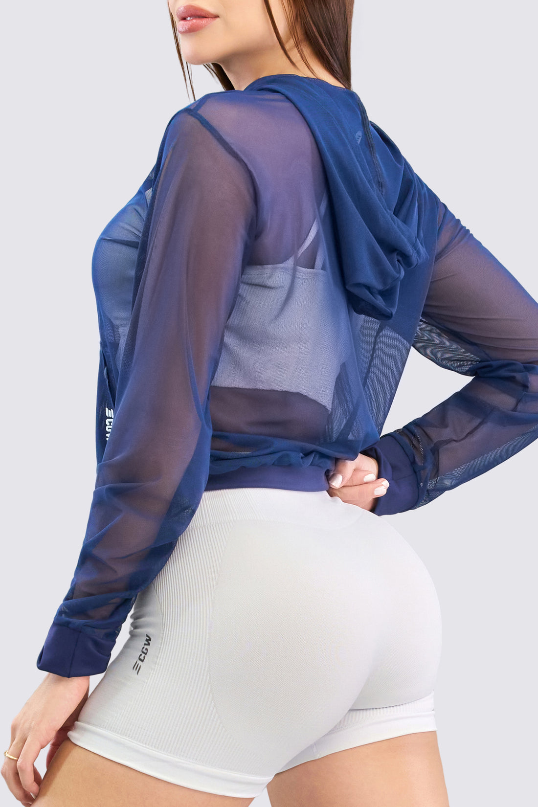 BUZO AZUL MARINO EN MALLA RVC