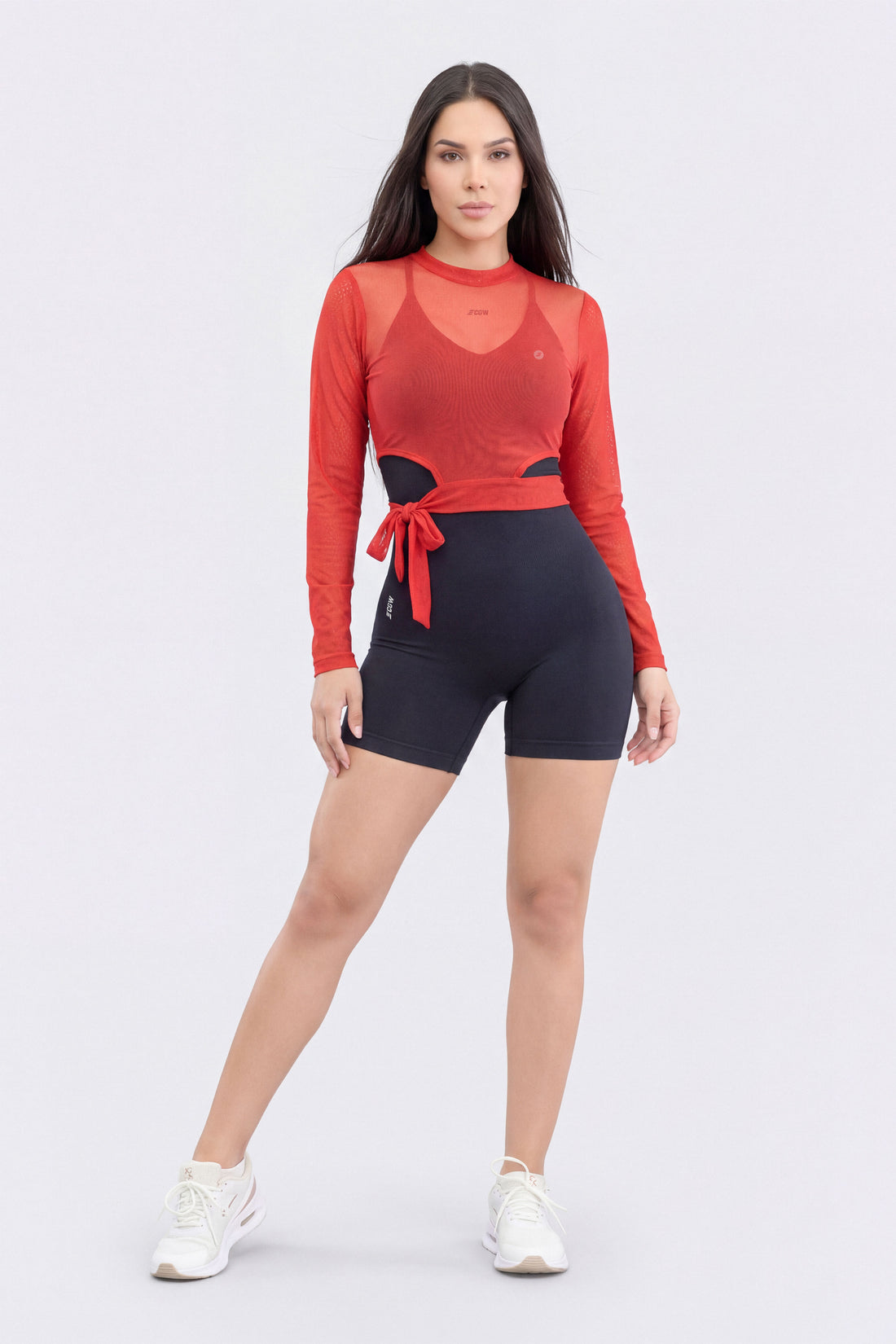 BUZO ROJO DE MALLA RVC