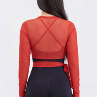 BUZO ROJO DE MALLA RVC