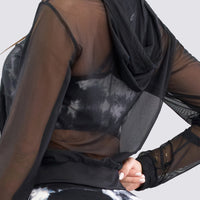 BUZO NEGRO EN MALLA RVC