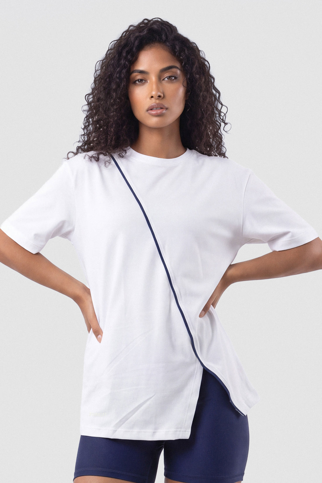 CAMISETA RIBETE AZUL MARINO PPC