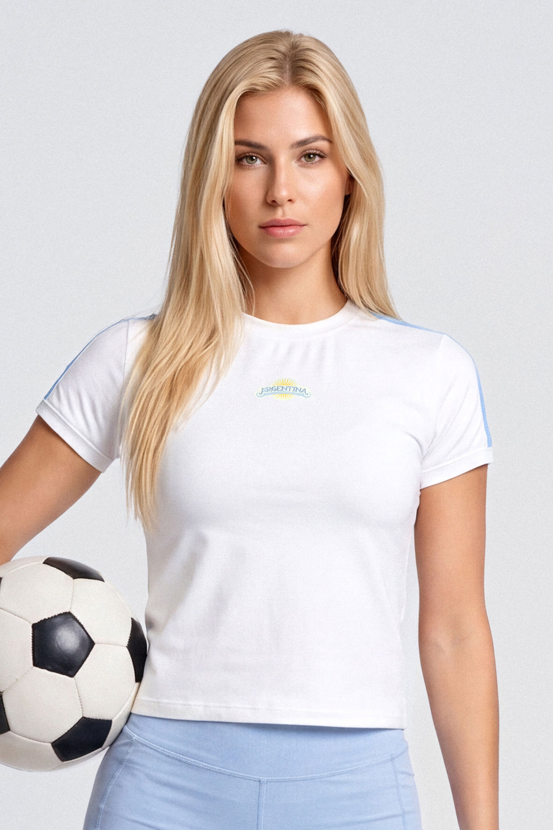 CAMISETA MUJER ARGENTINA - EDICIÓN MUNDIAL 2026