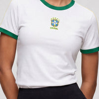 CAMISETA MUJER BRASIL - EDICIÓN MUNDIAL 2026