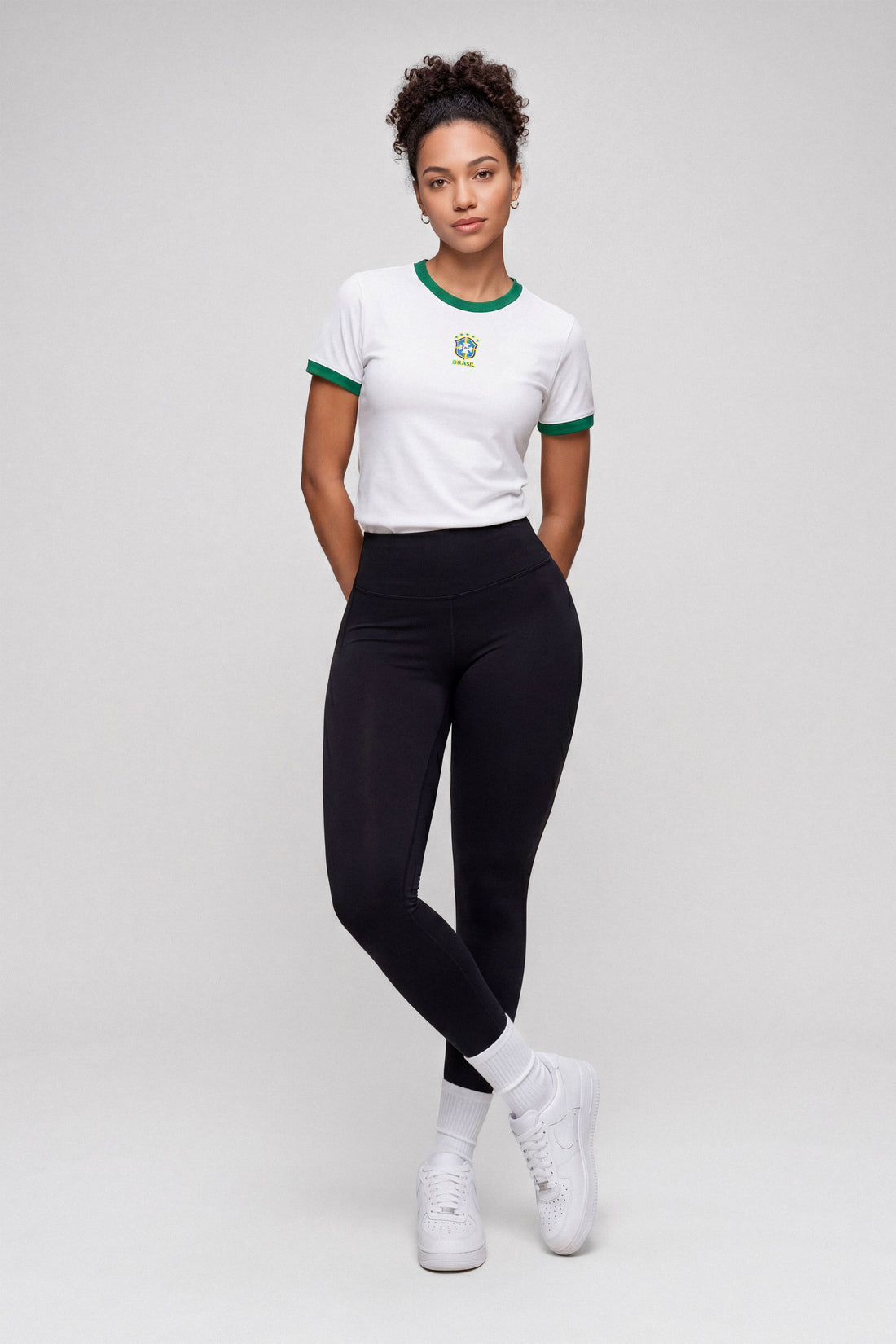CAMISETA MUJER BRASIL - EDICIÓN MUNDIAL 2026