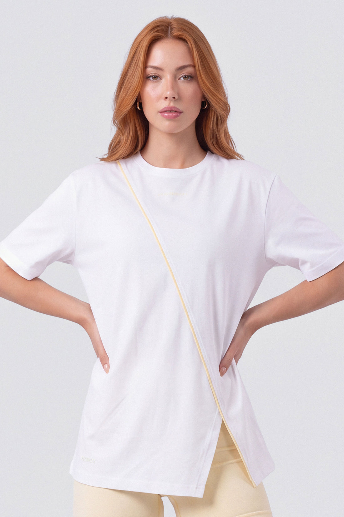 CAMISETA RIBETE AMARILLO MANTEQUILLA PPC
