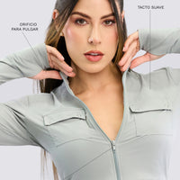 CHAQUETA CIERRE FRONTAL RVC