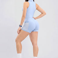 ENTERIZO BABY BLUE CIERRE FRONTAL CDC