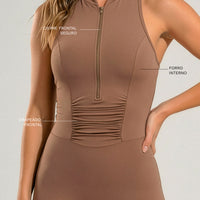 ENTERIZO DEPORTIVO FLARE MOCCA RVC