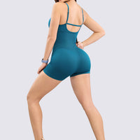ENTERIZO CORTO VERDE TURQUESA RVC