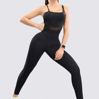 ENTERIZO NEGRO ESPALDA CRUZADA RVC