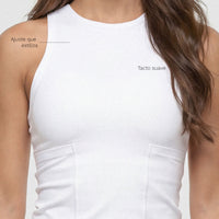 ESQUELETO MUJER BLANCO CUELLO REDONDO CDC