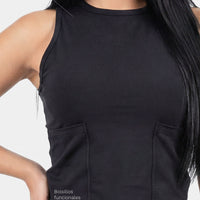 ESQUELETO NEGRO CUELLO REDONDO RVC