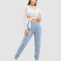 BUZO BLANCO DE MALLA RVC