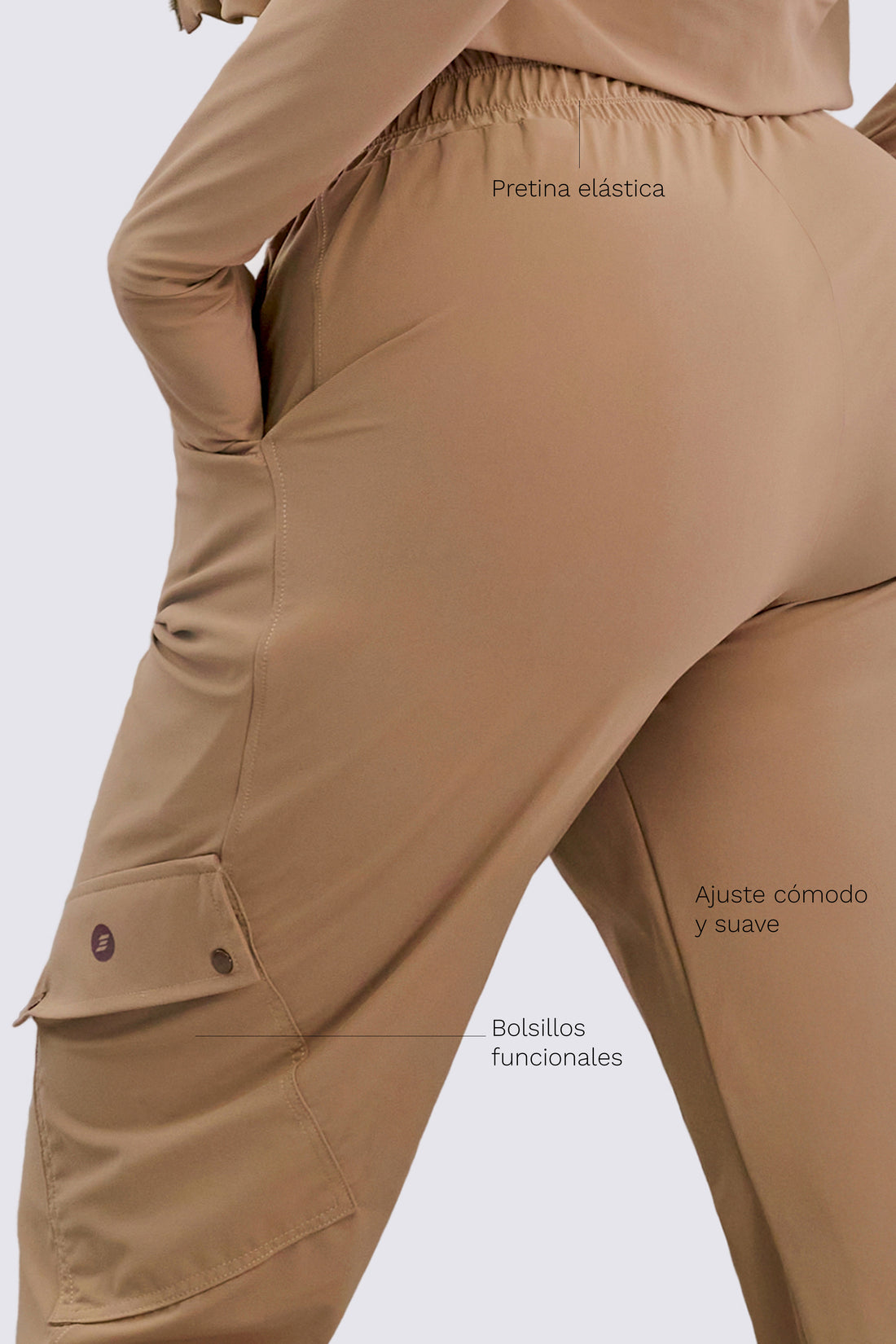 JOGGER AJUSTE CÓMODO CHOCOLATE RVC