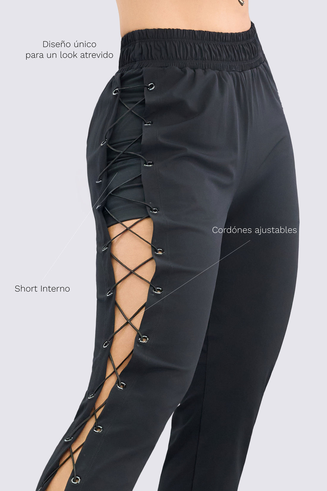 JOGGER CORDONES LATERALES AJUSTABLES RVC