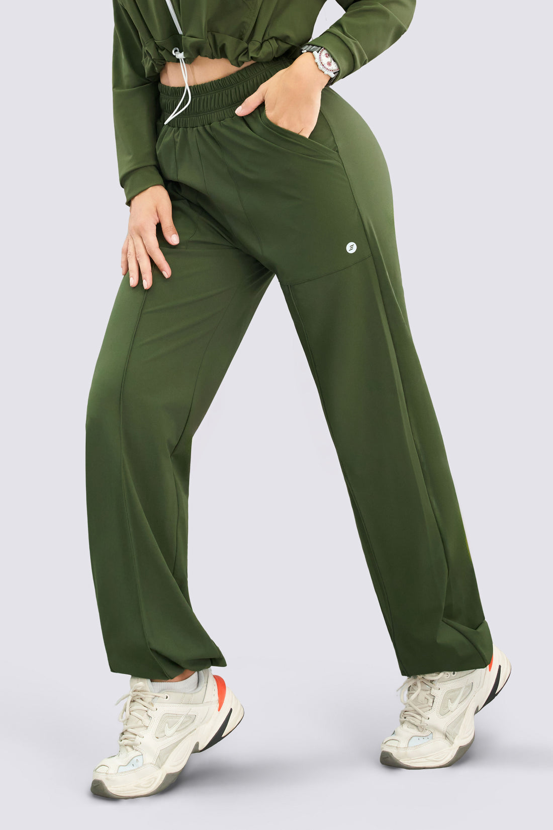 JOGGER CONFORT VERDE MILITAR RVC