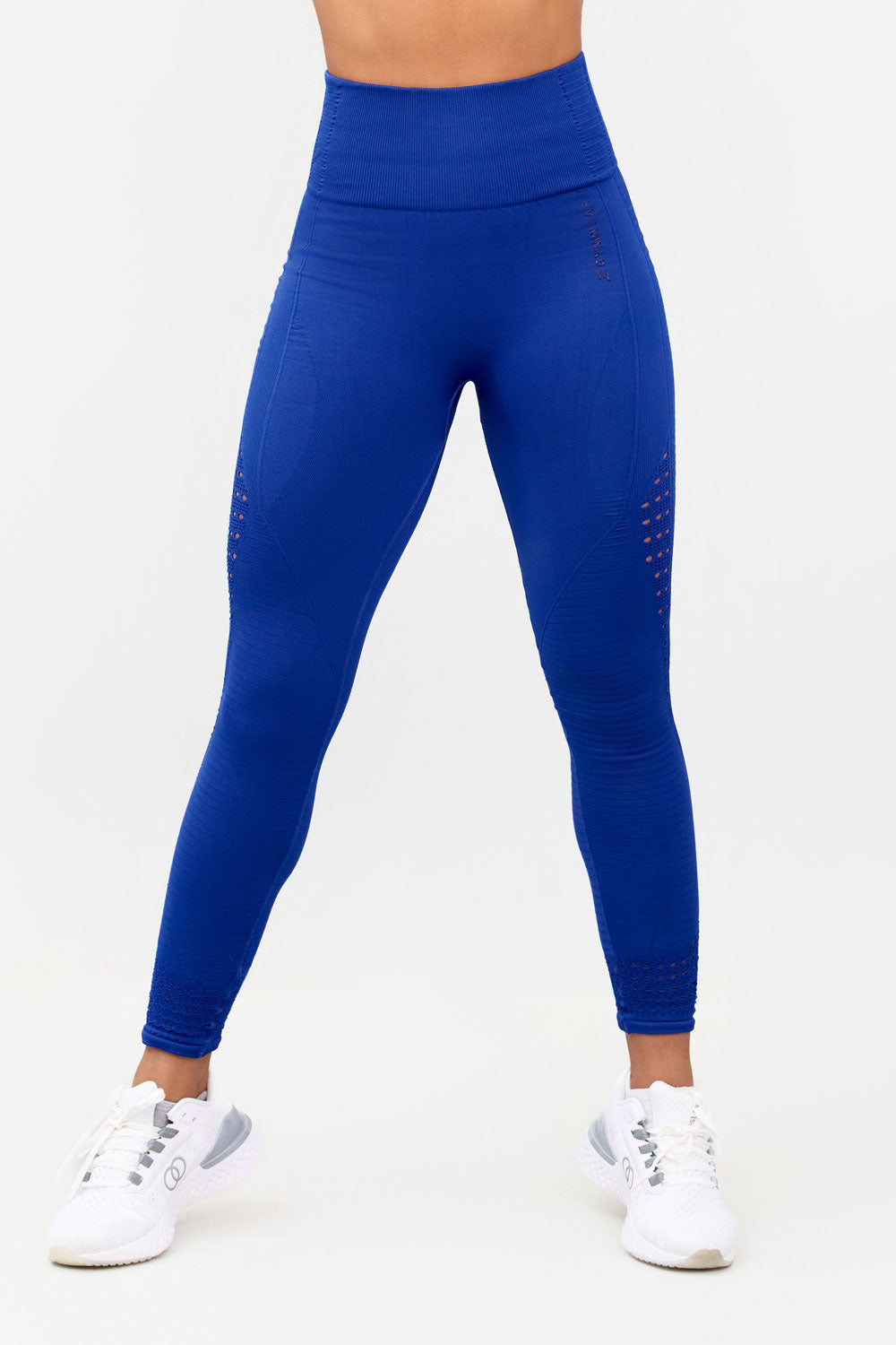 LEGGINGS  SEAMLESS COLOR AZUL REY.